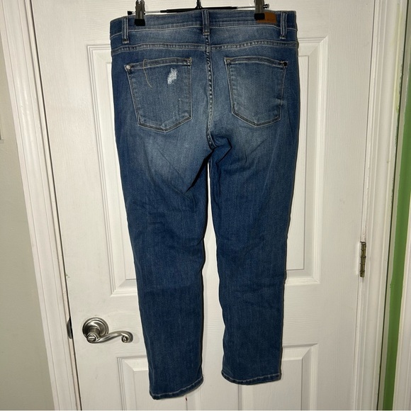 Judy Blue Boyfriend Fit Stretch Denim Distressed JB8275MD Size 11/30 Distressed - Picture 9 of 16